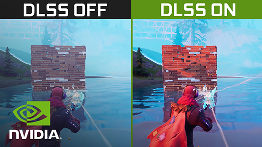 Fortnite 4K NVIDIA DLSS Comparison