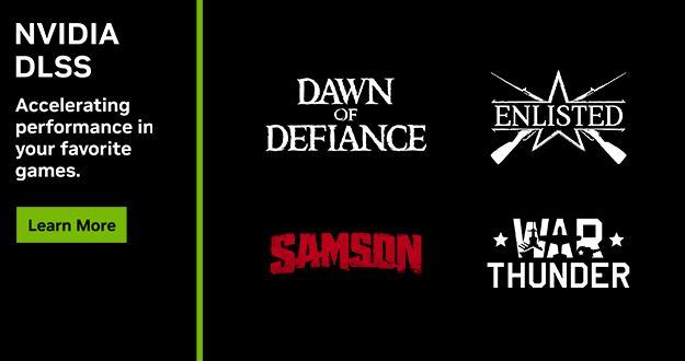 DLSS 4.5 Upgrades Available Now In War Thunder, Enlisted & Dawn of Defiance